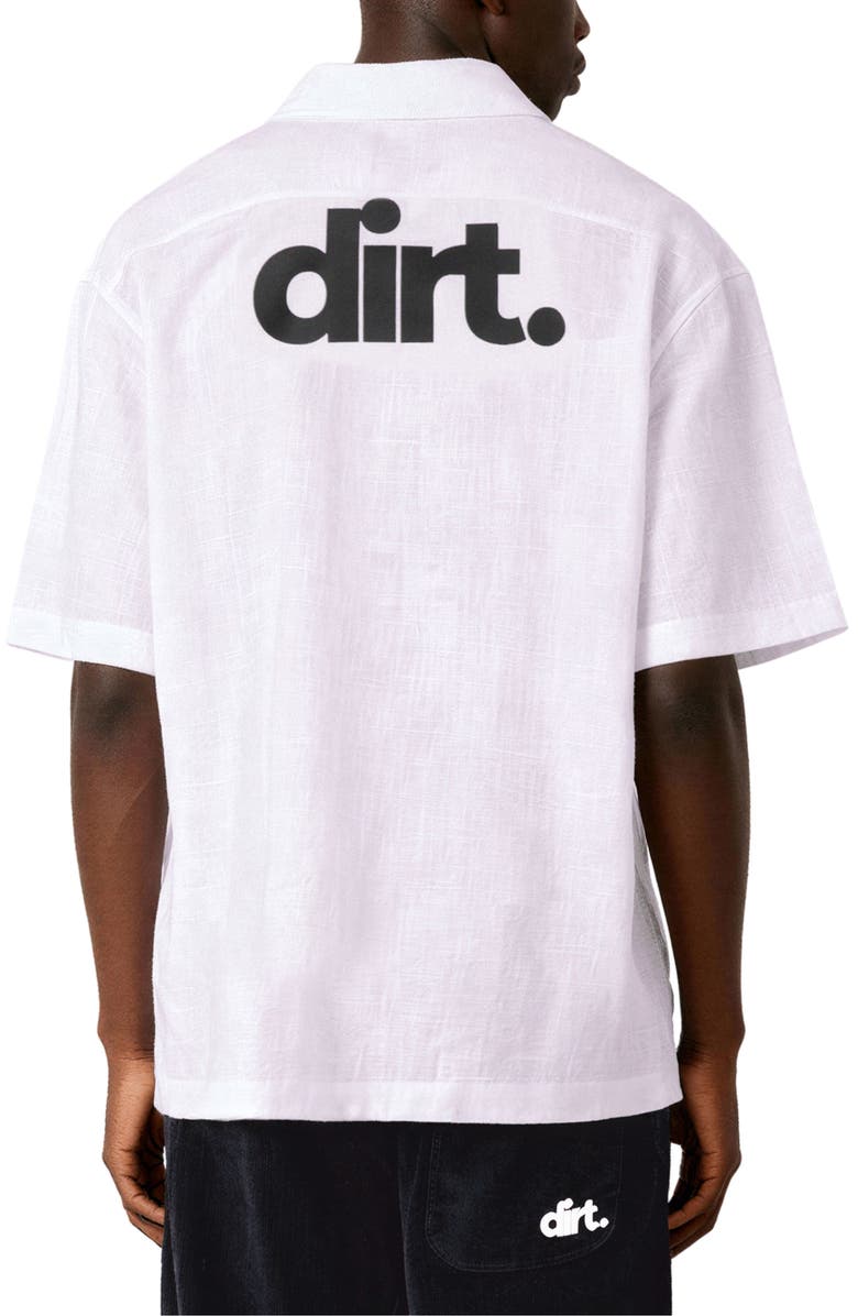 D.RT Box Linen & Cotton Camp Shirt, Alternate, color, 