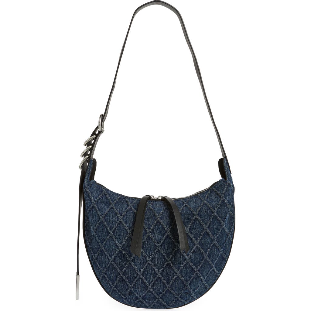 RAG & BONE RAG & BONE MINI SPIRE DENIM HOBO BAG