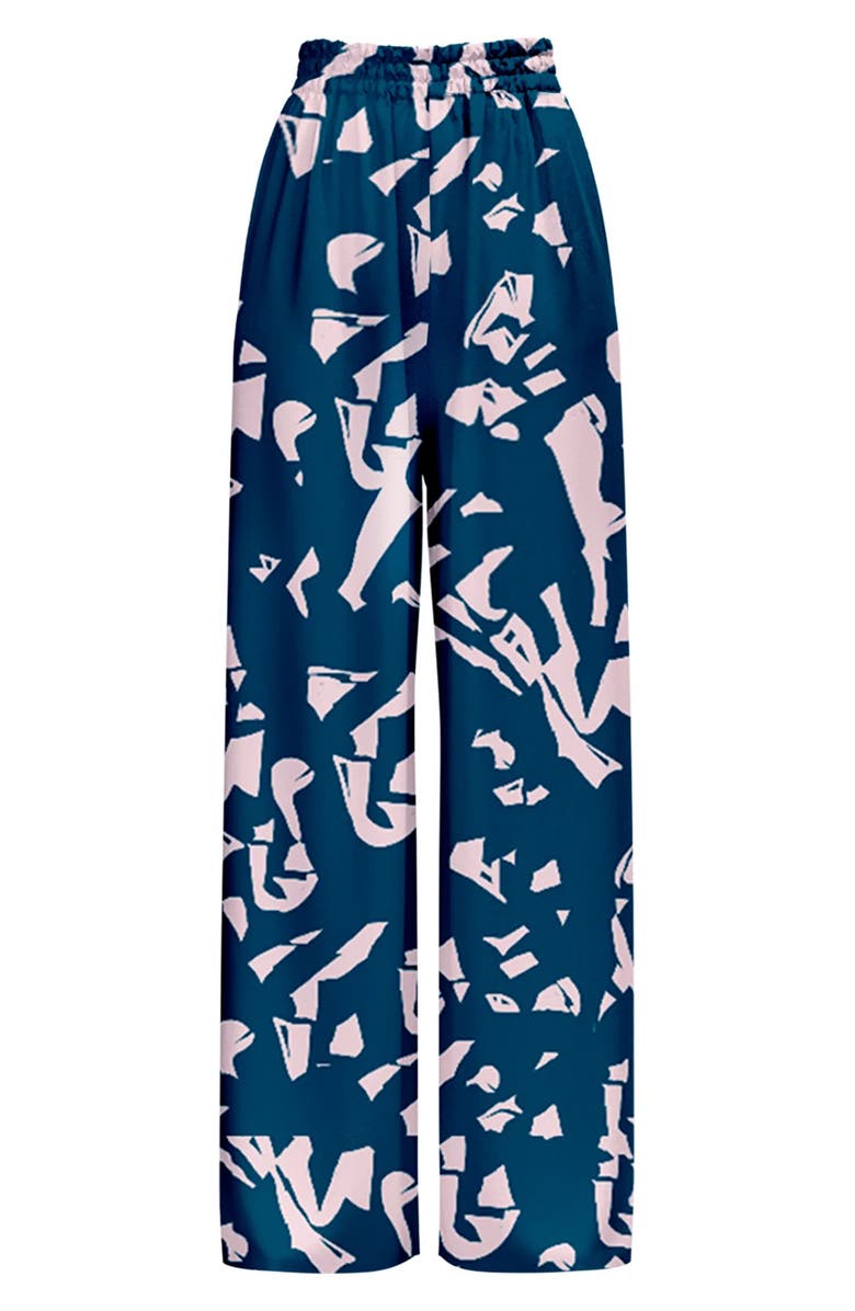 DIARRABLU Leer Batik Print Palazzo Pants, Alternate, color, 