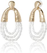 BCBG Pear Hoop Earrings