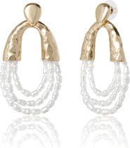 BCBG Pear Hoop Earrings