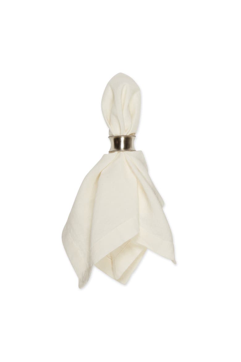 Linen Napkin Set/4, Alternate, color, Cream Sugar