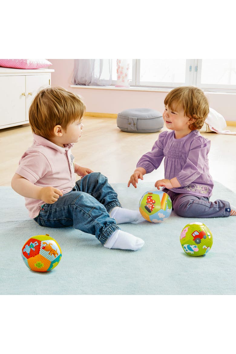 Baby Ball on The Farm 4.5" for Babies 6 Months and Up, Alternate, color, Multi