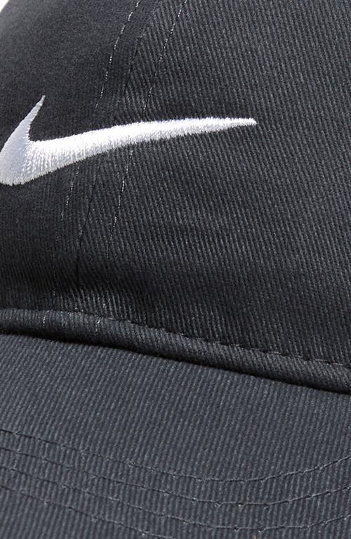 Nike Kids' Swoosh Ball Cap In Gray