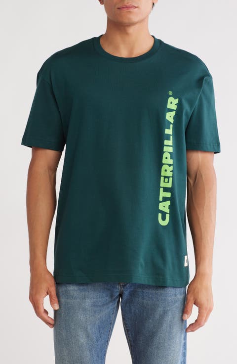 Caterpillar Times Cotton Graphic T-Shirt