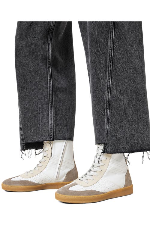 Allsaints Louise High Top Sneaker In Brown