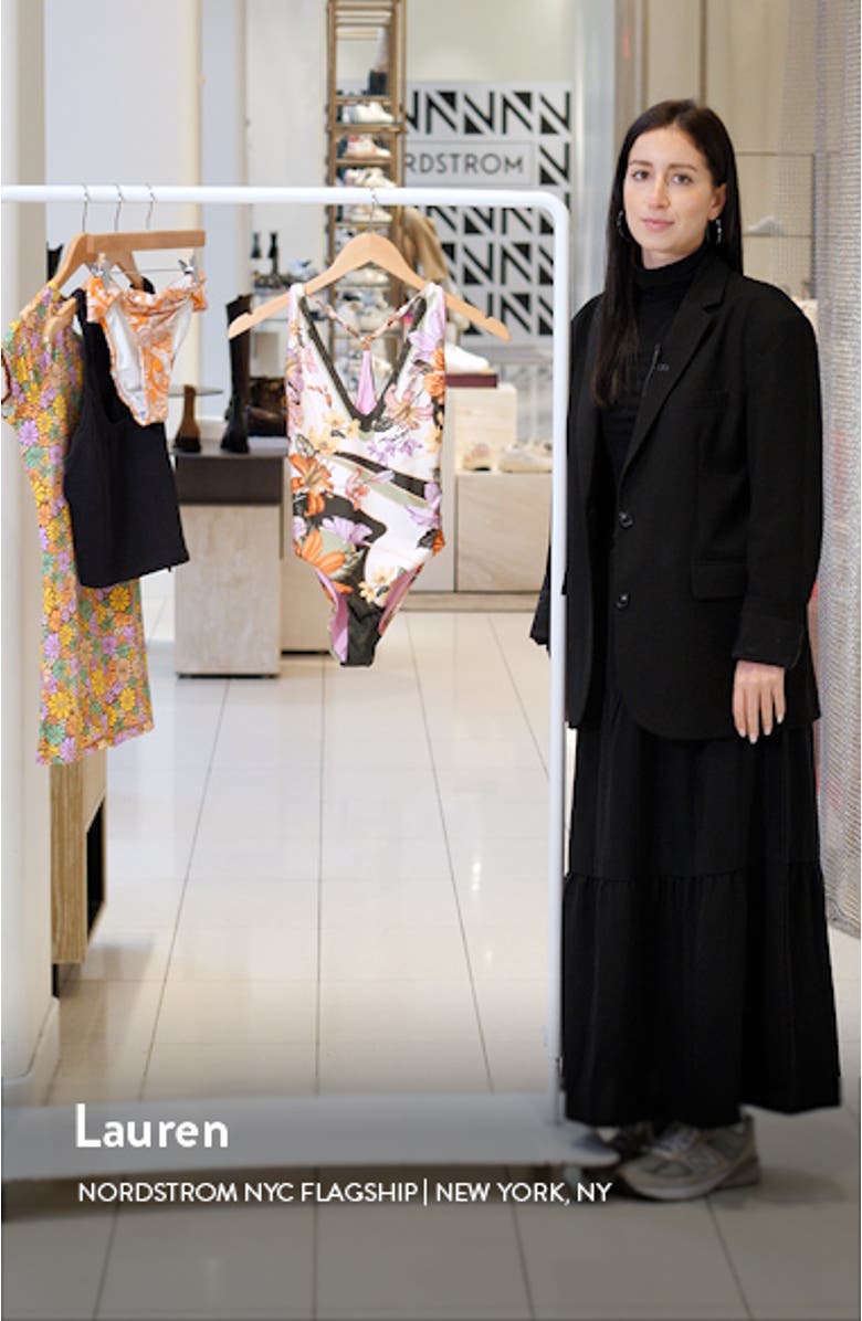 Aloe Vitreo Floral One-Piece Swimsuit, sales video thumbnail