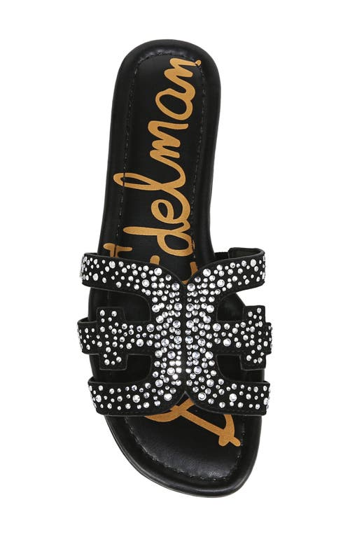Sam Edelman Bay Gem Slide Sandal In Black