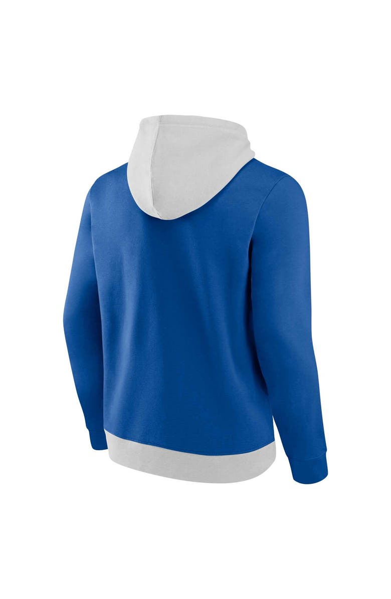 FANATICS Men's Fanatics Branded  Navy/Silver Dallas Mavericks Big & Tall Primary Arctic Pullover Hoodie, Alternate, color, 