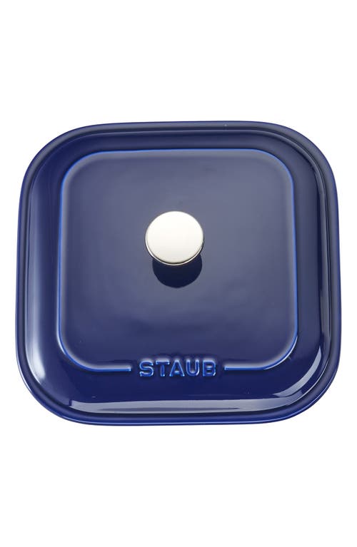 Staub 9-inch Enameled Ceramic Covered Baker In Blue