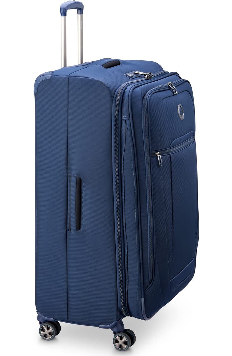 81028242 Helium DLX Checked-Large 29 Inch Softside Expandable Luggage with Spinner Wheels, Alternate, color, Navy Blue