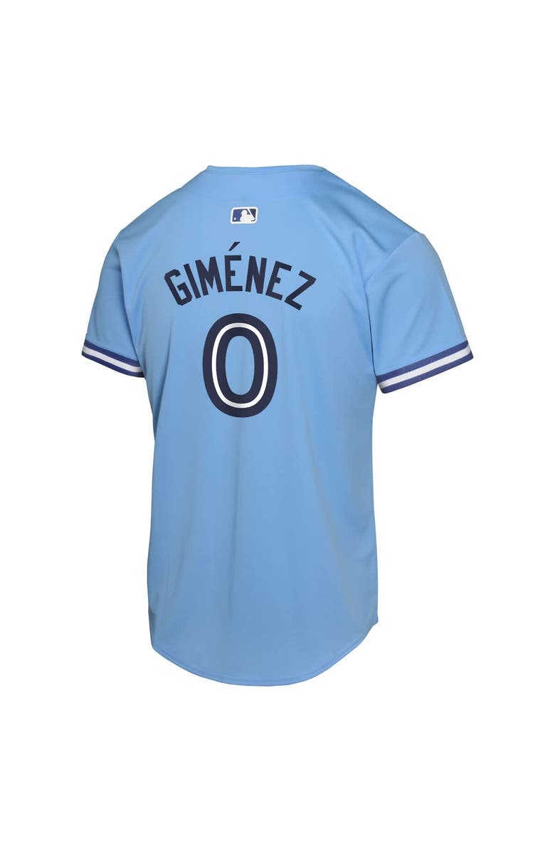 Nike Youth Nike Andrés Giménez Powder Blue Toronto Blue Jays Alternate Game Player Jersey, Alternate, color, Light Blue