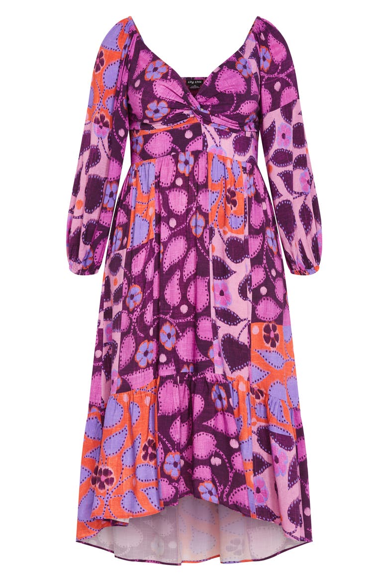 Gracie Print Long Sleeve Maxi Dress, Alternate, color, PLAYDATE