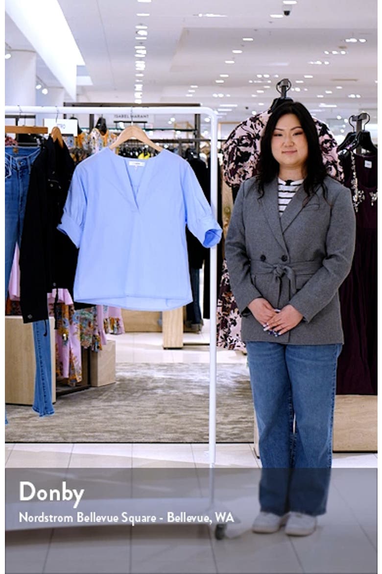 Organic Cotton Split Neck Popover Top video