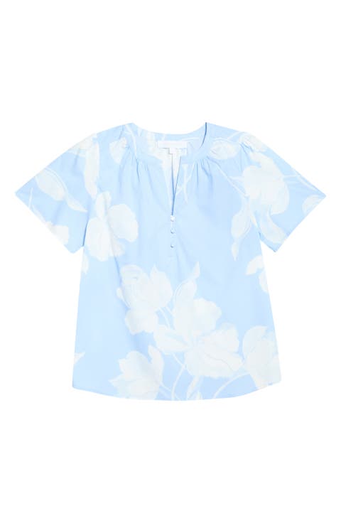 Afina Floral Cotton Top