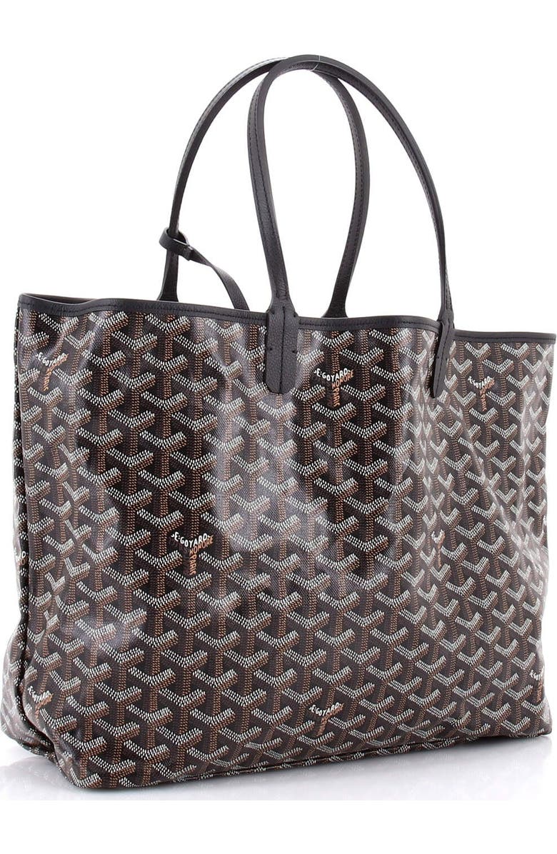 Pre-Owned Goyard Saint Louis Tote Coated Canvas PM, Alternate, color, Black