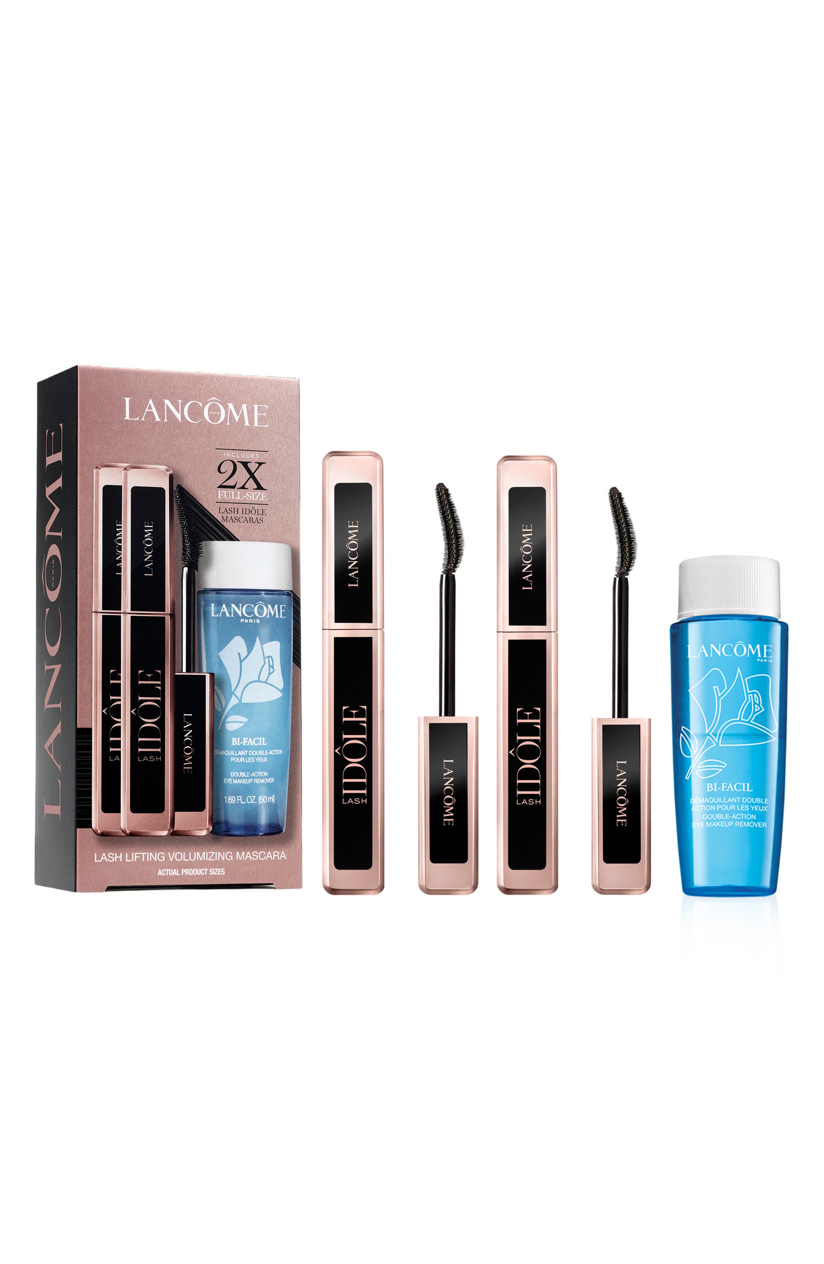 Lash Idôle Mascara & Bi-Facil Eye Makeup Remover 3-Piece Gift Set