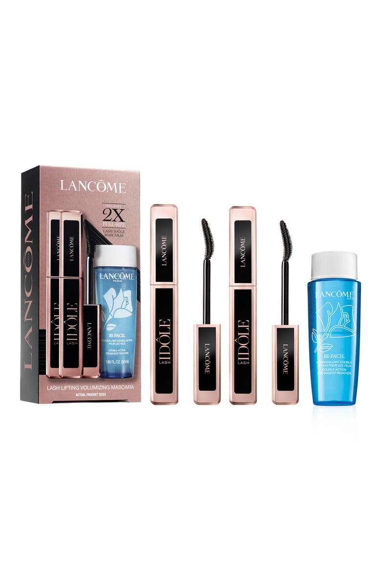 Lash Idôle Mascara & Bi-Facil Eye Makeup Remover 3-Piece Gift Set $74 Value, Main, color, NO COLOR