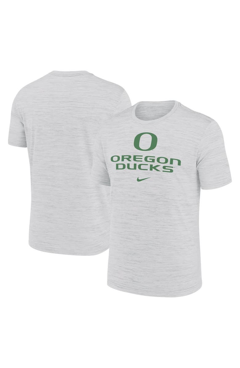 Nike Men's Nike White Oregon Ducks Primetime Velocity T-Shirt, Alternate, color, White