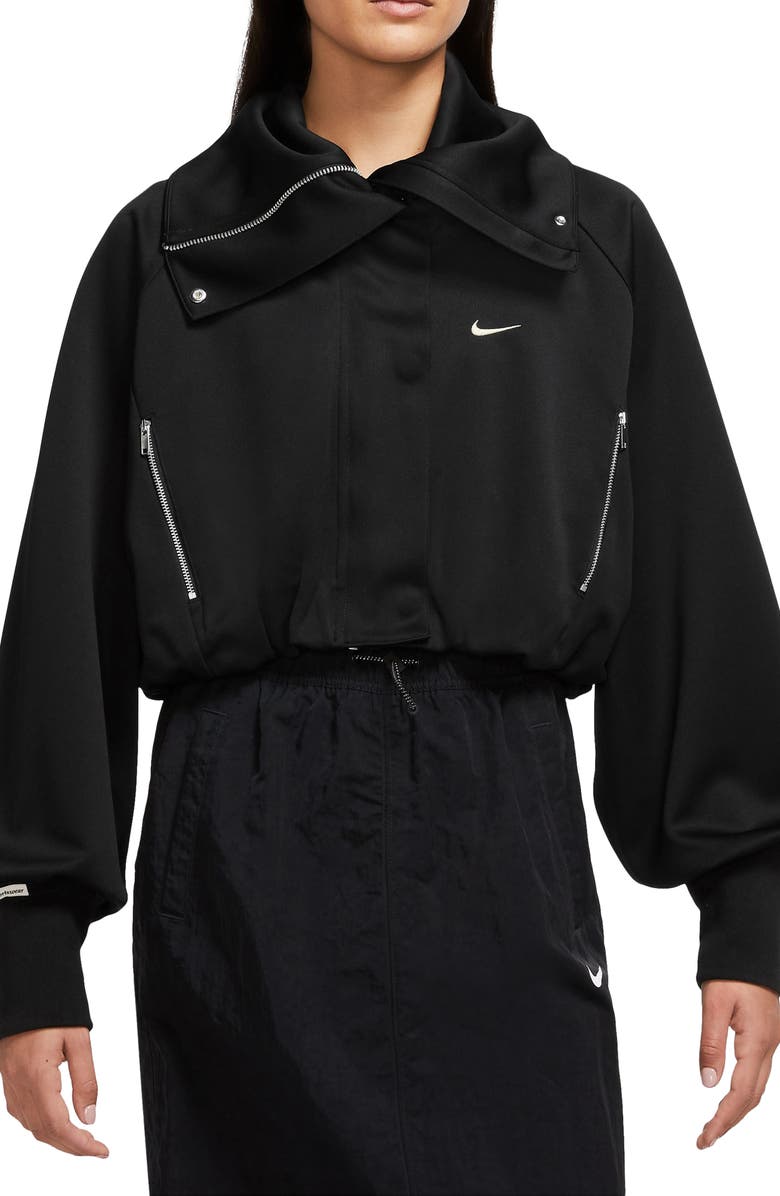 Nike Sportswear Collection Crop Track Jacket, Main, color, 