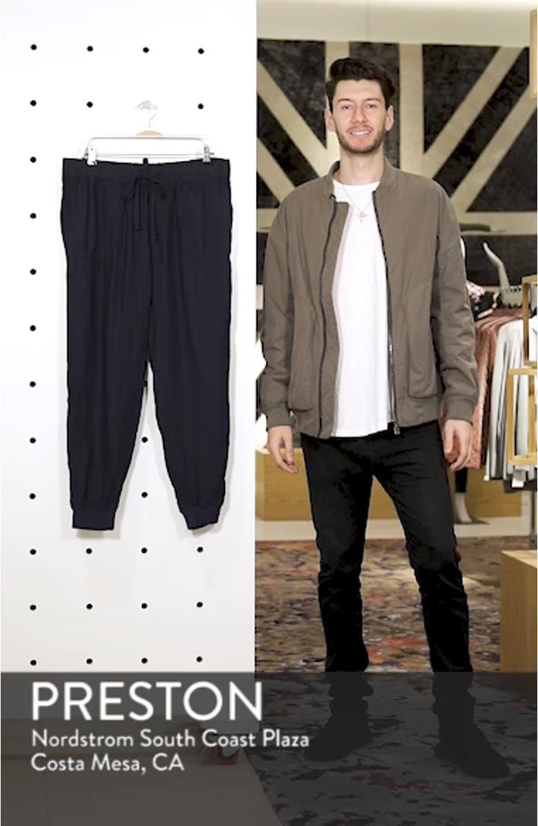 Drawstring Linen Joggers, sales video thumbnail
