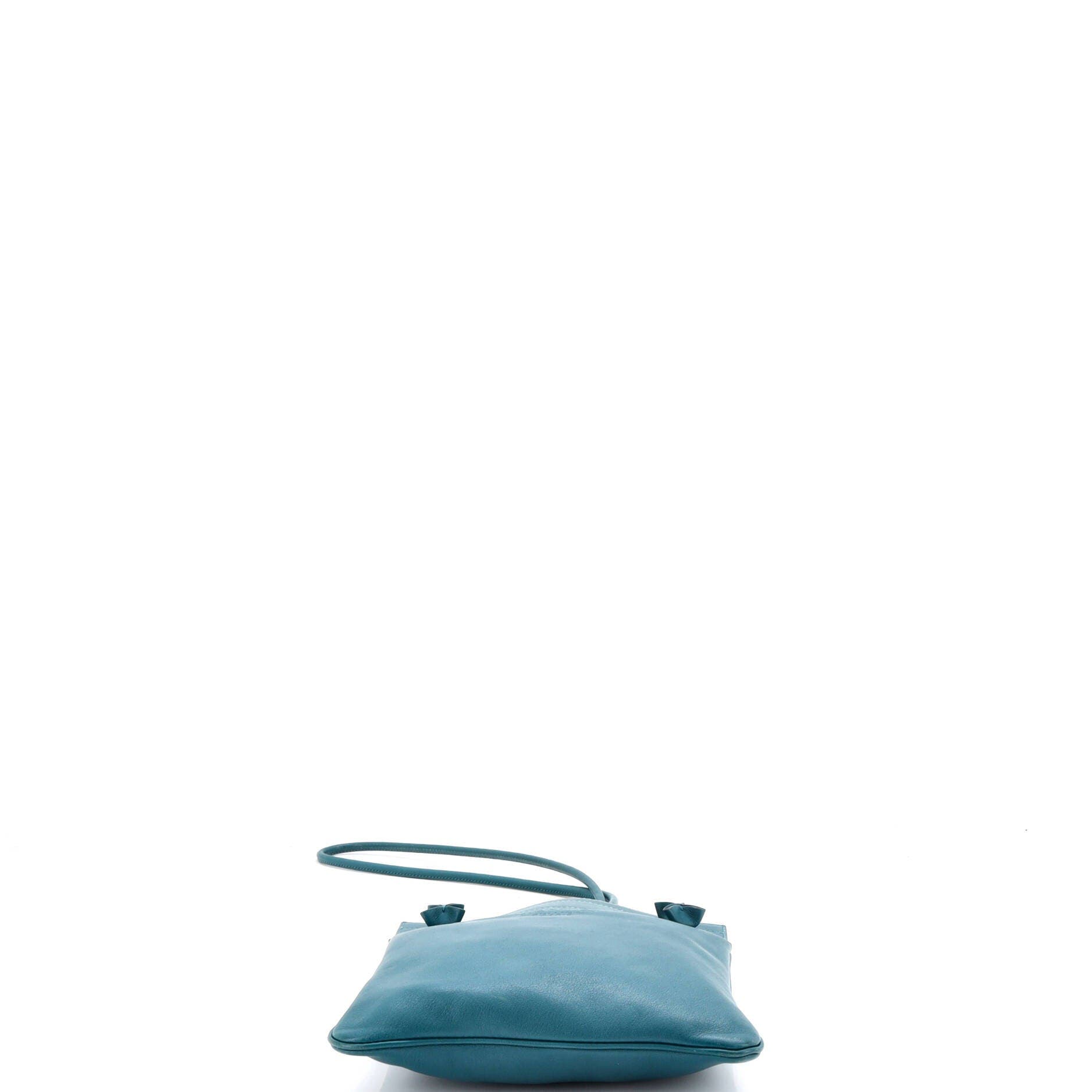 Pre-Owned Hermes Aline Bag Milo Lambskin and Swift Mini, Alternate, color, Vert Bosphore