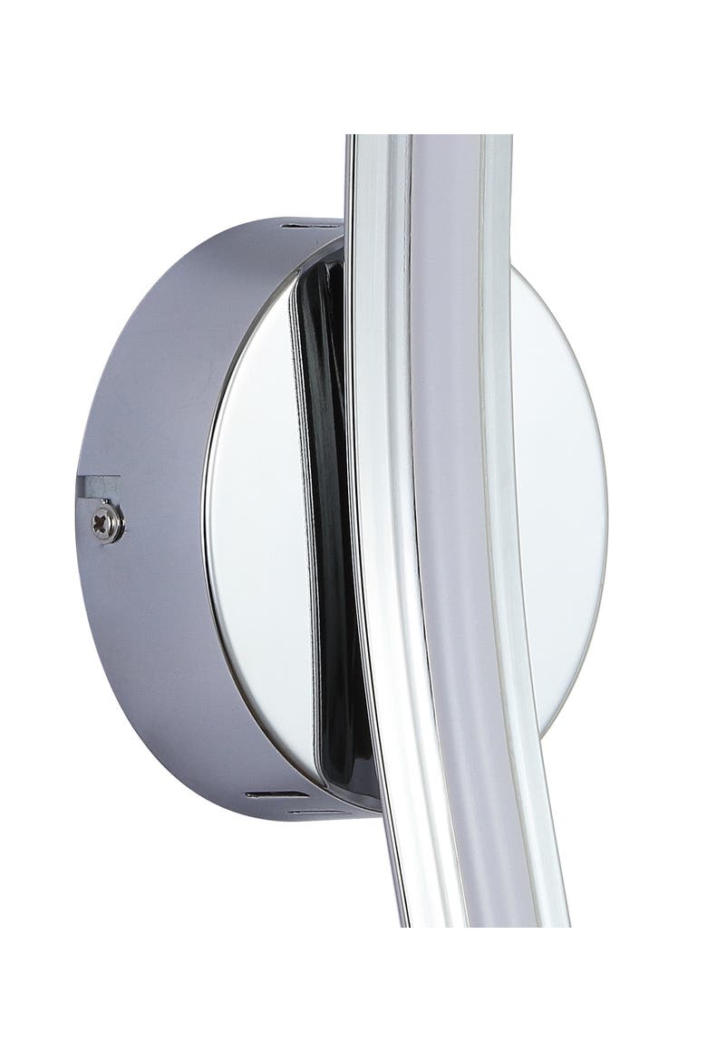 Roxanna Dimmable Integrated LED Metal Sconce, Alternate, color, Chrome