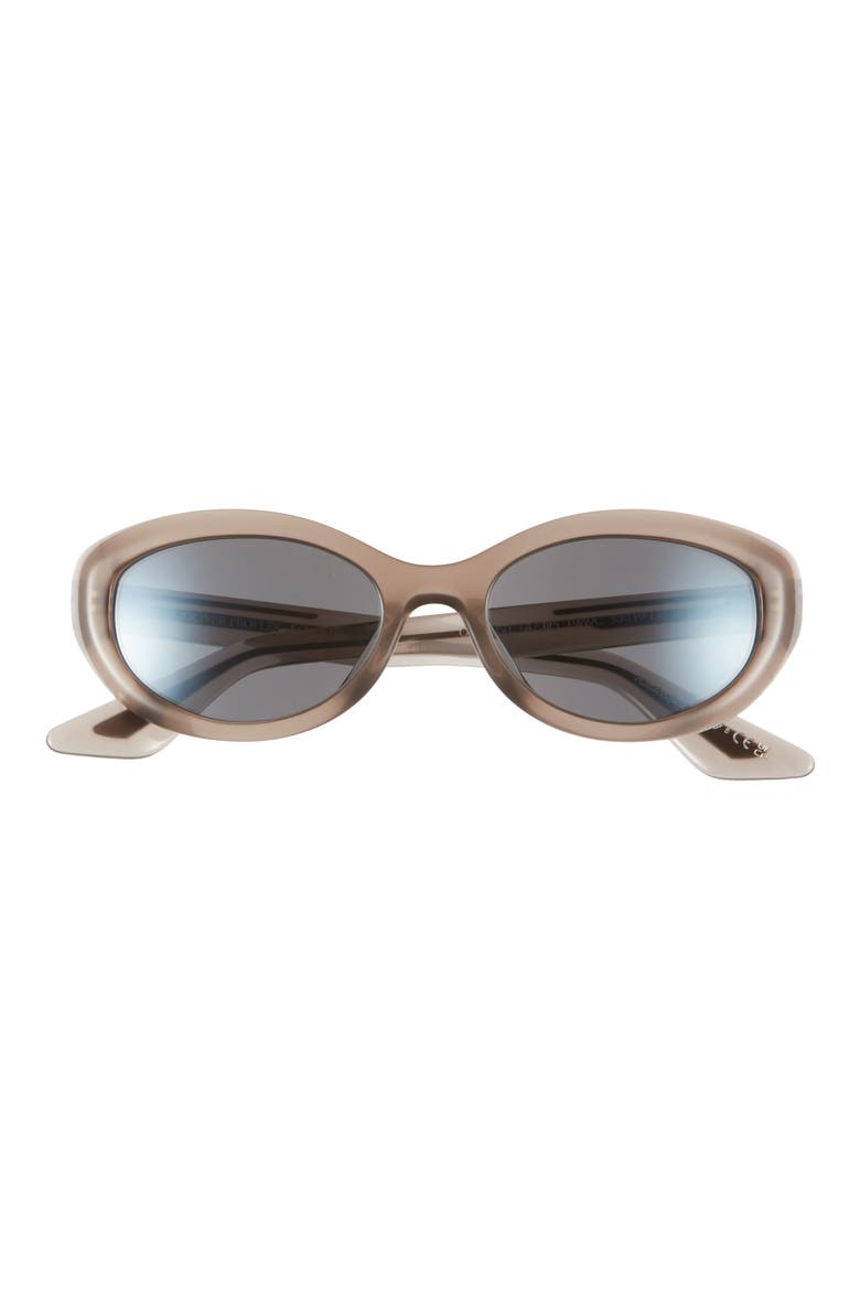 x KHAITE 1968C 53mm Oval Sunglasses, Main, color, TAUPE