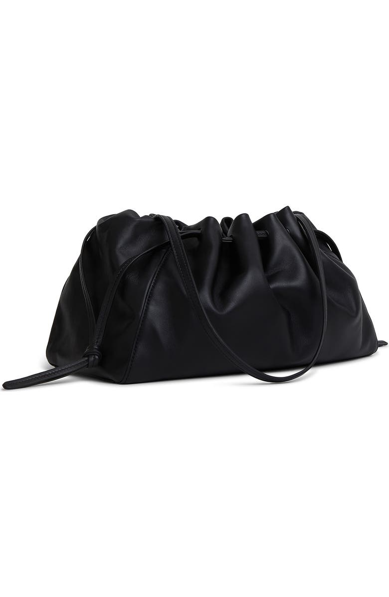 Mansur Gavriel Mini Bloom Leather Drawstring Bag, Alternate, color,