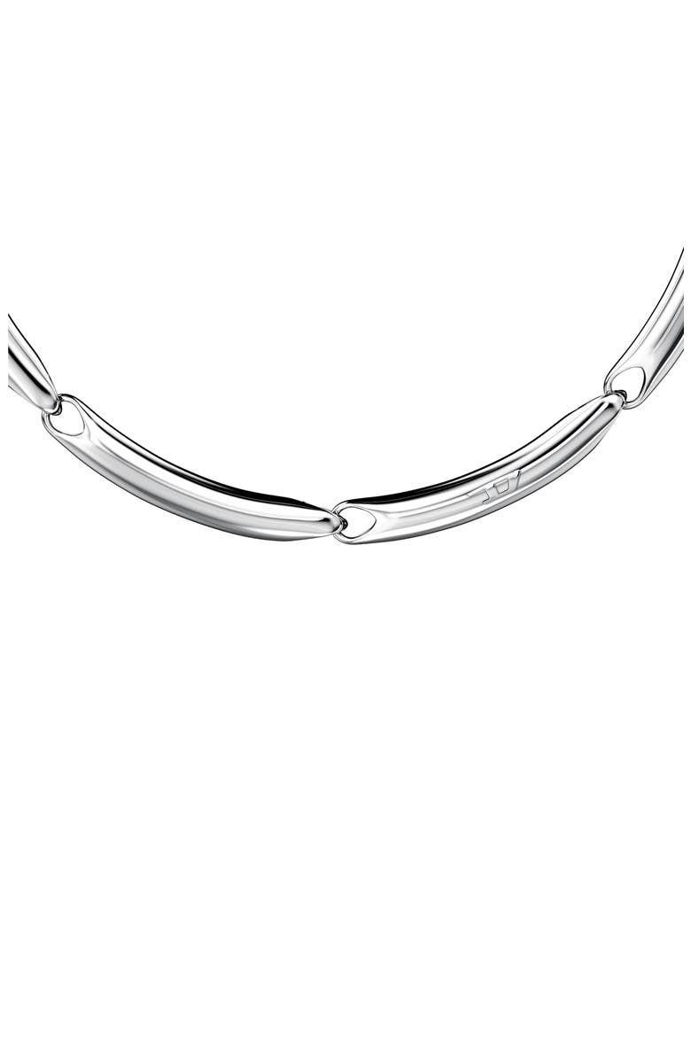 Elongated Link Chain Necklace, Alternate, color, SILVER