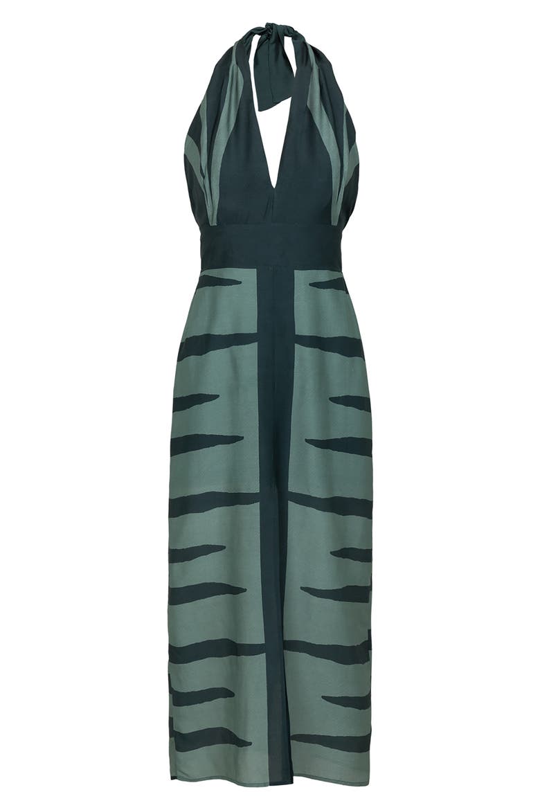 Ina Print Halter Sundress, Alternate, color, MULTI