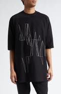 Moncler x Rick Owens Jumbo Embroidered Cotton T-Shirt