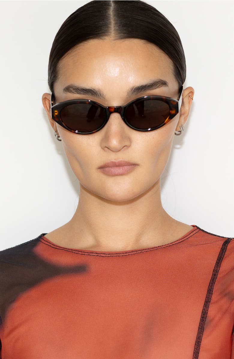 Reality Eyewear The Demi Sunglasses, Alternate, color, Turtle