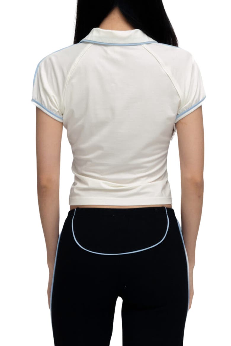 Harin Polo Tee, Alternate, color, WHITE