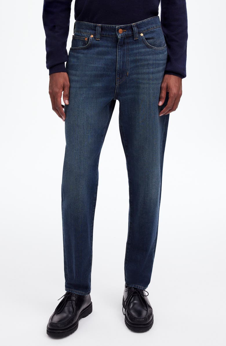 Madewell Relaxed Taper Jeans, Main, color, Leeds Wash