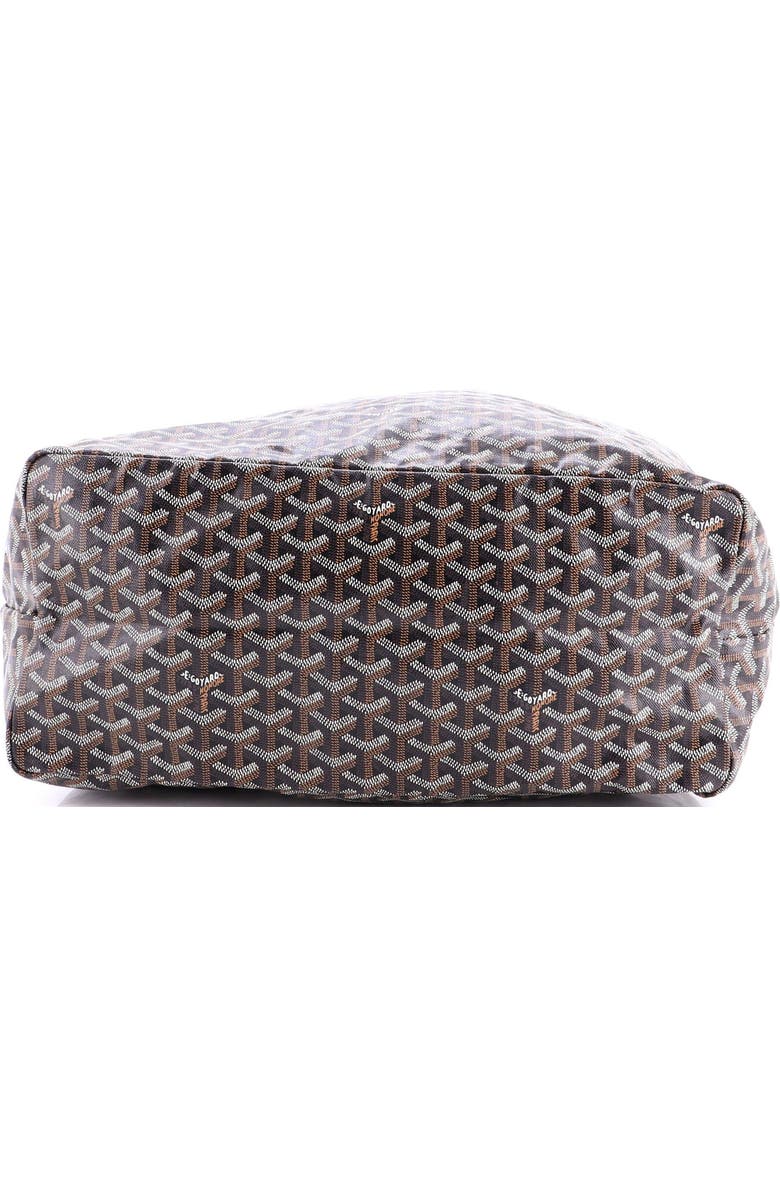 Pre-Owned Goyard Saint Louis Tote Coated Canvas GM, Alternate, color, Black