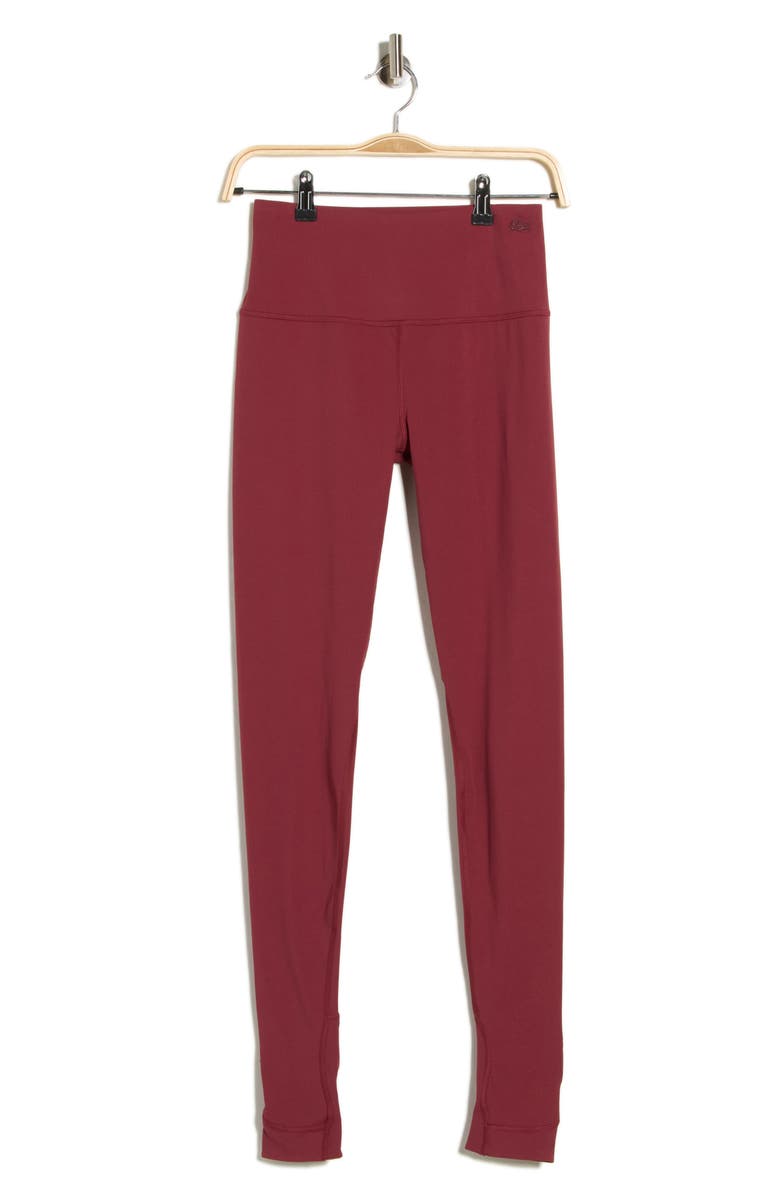 Lacoste Sport Leggings, Main, color, Zinfandel