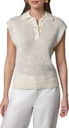 Donna Karan New York Sleeveless Polo Sweater