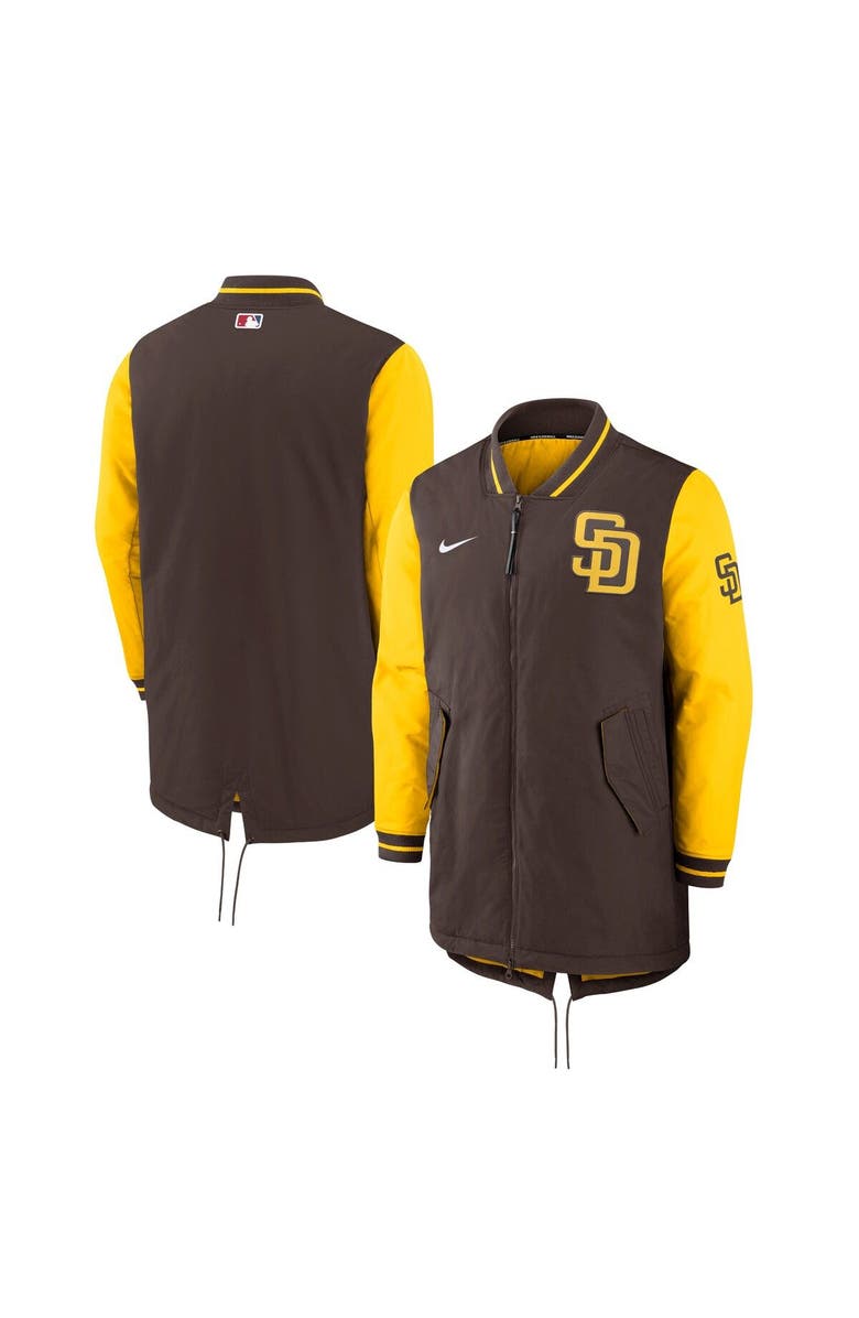 Nike Men's Nike Brown San Diego Padres City Connect Dugout Full-Zip Jacket, Main, color, 