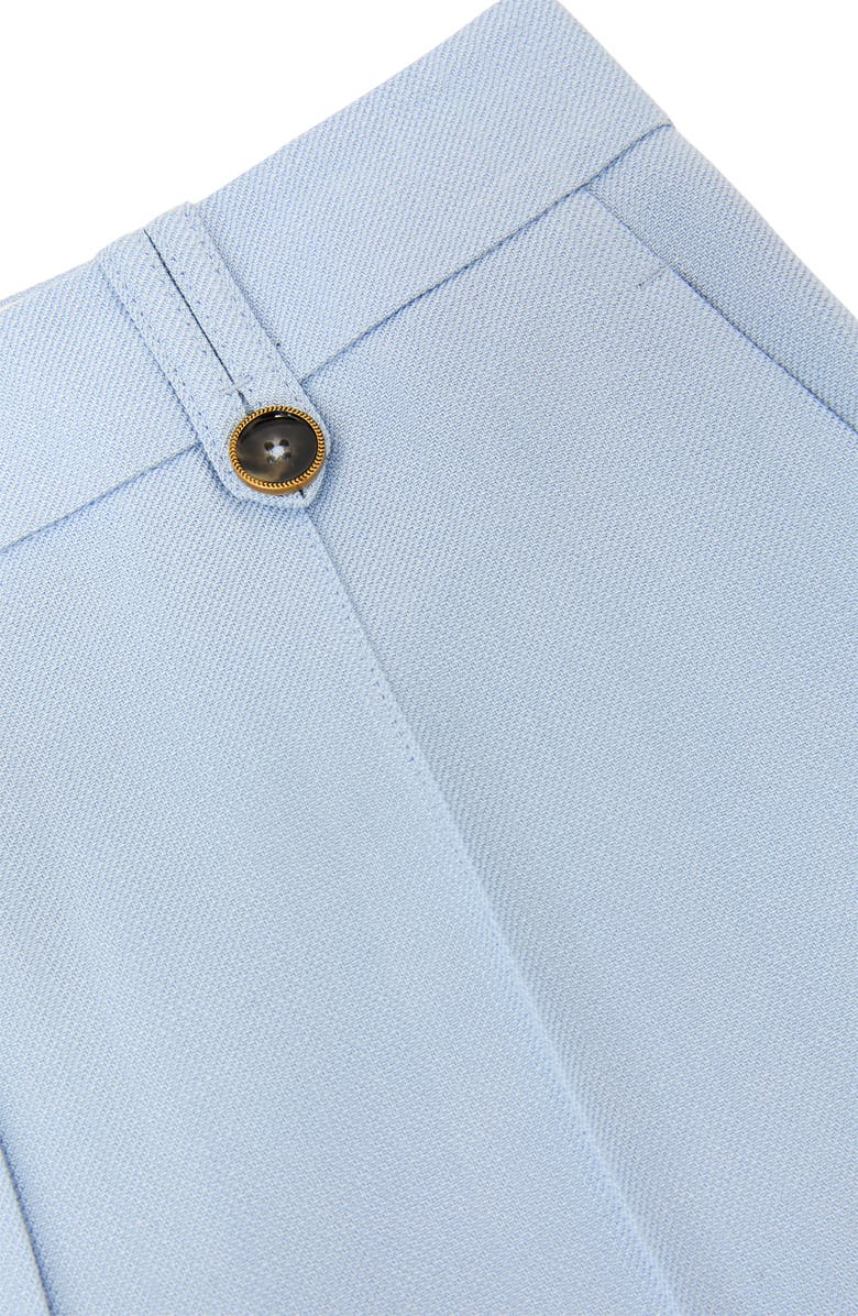 Reiss Magda Pleated Flared Pants, Alternate, color, Blue