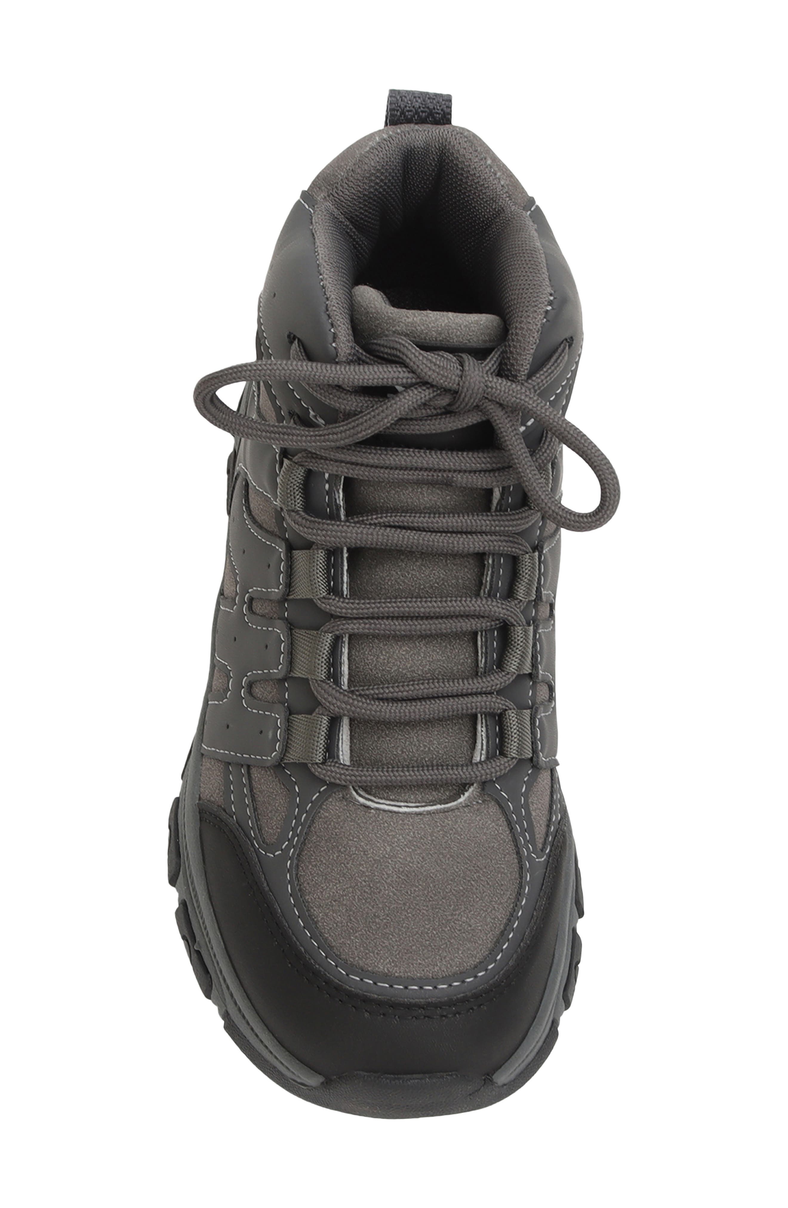 Kids' High Top Sneaker, Alternate, color, GREY