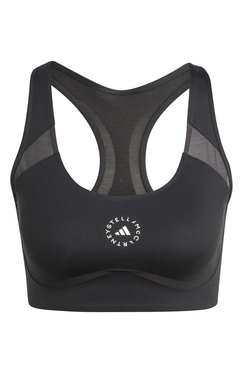 adidas by Stella McCartney HEAT.RDY Sports Bra, Alternate, color, Black