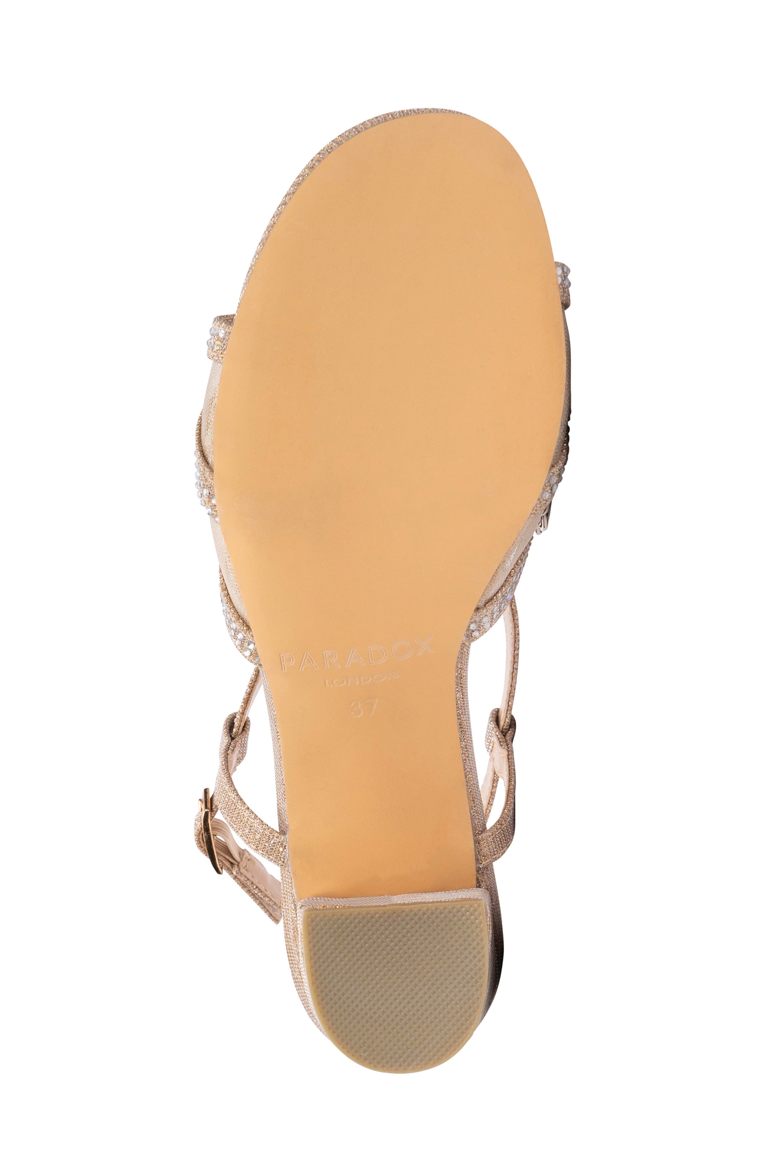 Paradox London Pink Ingrid Sandal, Alternate, color, Champagne
