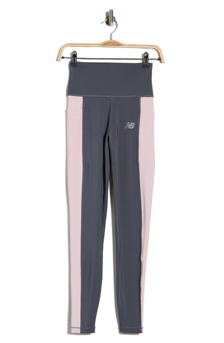 New Balance Sport Pocket High Waist Leggings, Main, color, Grey