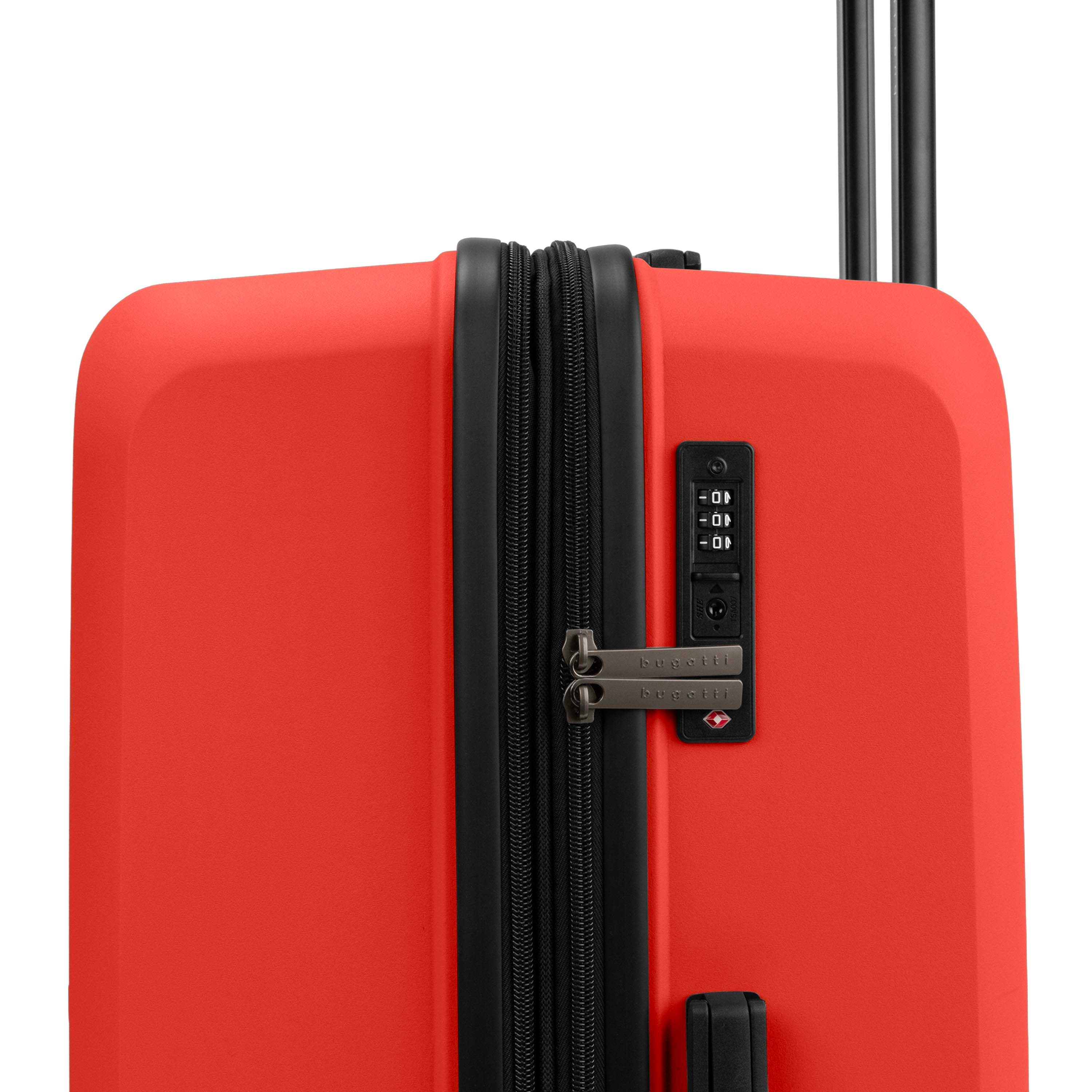 bugatti - Seoul 2 Piece Hardside Luggage Set with Expansion - Red, Alternate, color, Red