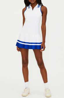 Beach Riot Bria Pleated Zip Front Minidress
