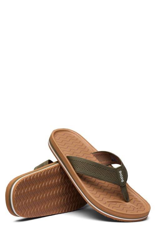 Swims Napoli Flip Flop In Nut