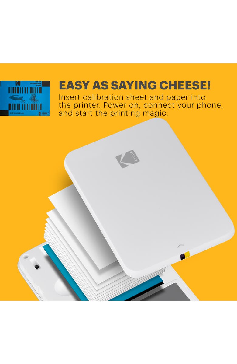 Kodak 2x3 inch Zink Photo Paper, Alternate, color, White