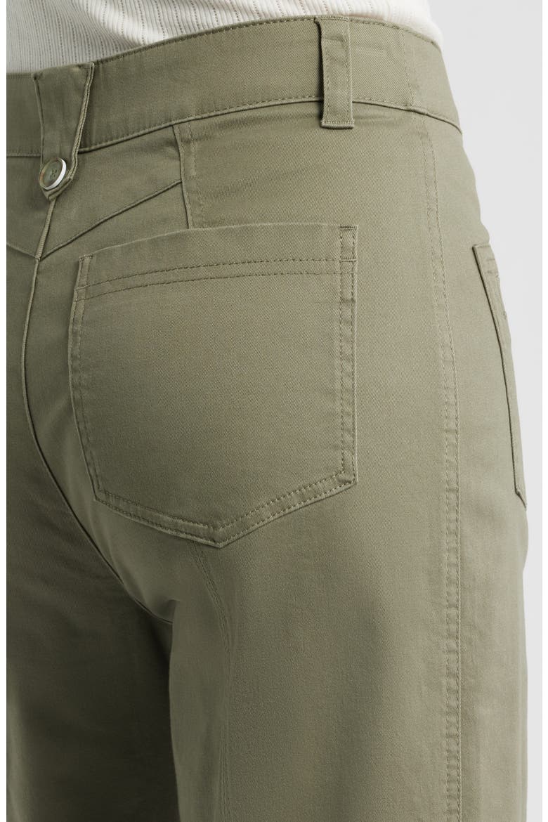 Skyrise Patch Pocket Wide Leg Pants, Alternate, color, LAUREL OAK