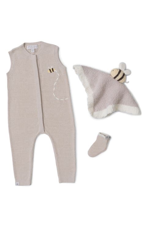 CozyChic™ Ultra Lite® Romper, Socks & Bee Soother Blanket Set (Baby)